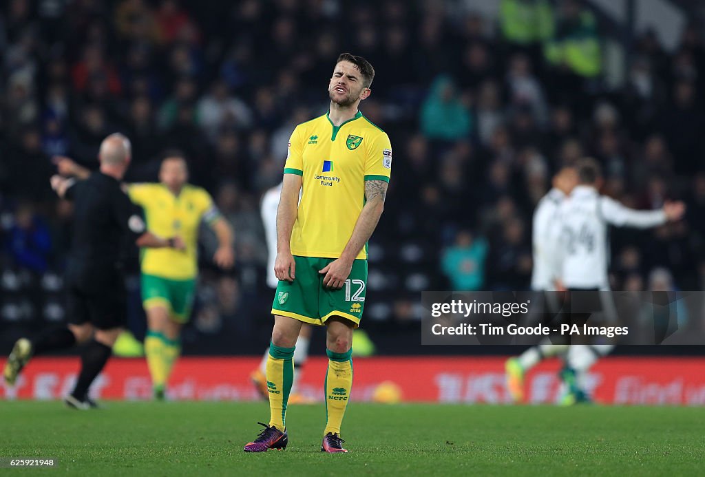 Derby County v Norwich City - Sky Bet Championship - iPro Stadium