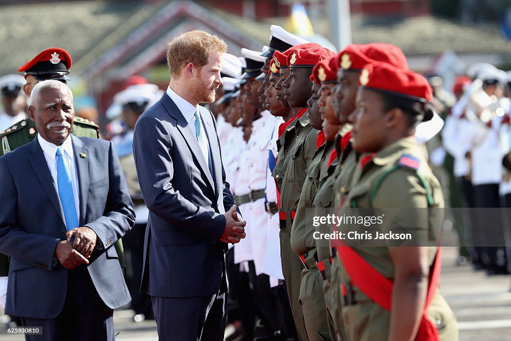 Prince Harry Visits The Caribbean - Day 7