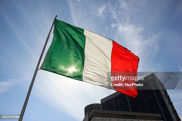 Rio de Janeiro, Brazil, November 25, 2016: Ministry of Foreign Affairs of Italy promotes the First Week of Italian Gastronomy in the World. In the...