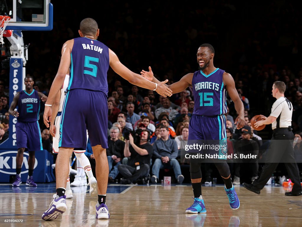 Charlotte Hornets v New York Knicks