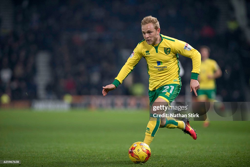 Derby County v Norwich City- Sky Bet Championship