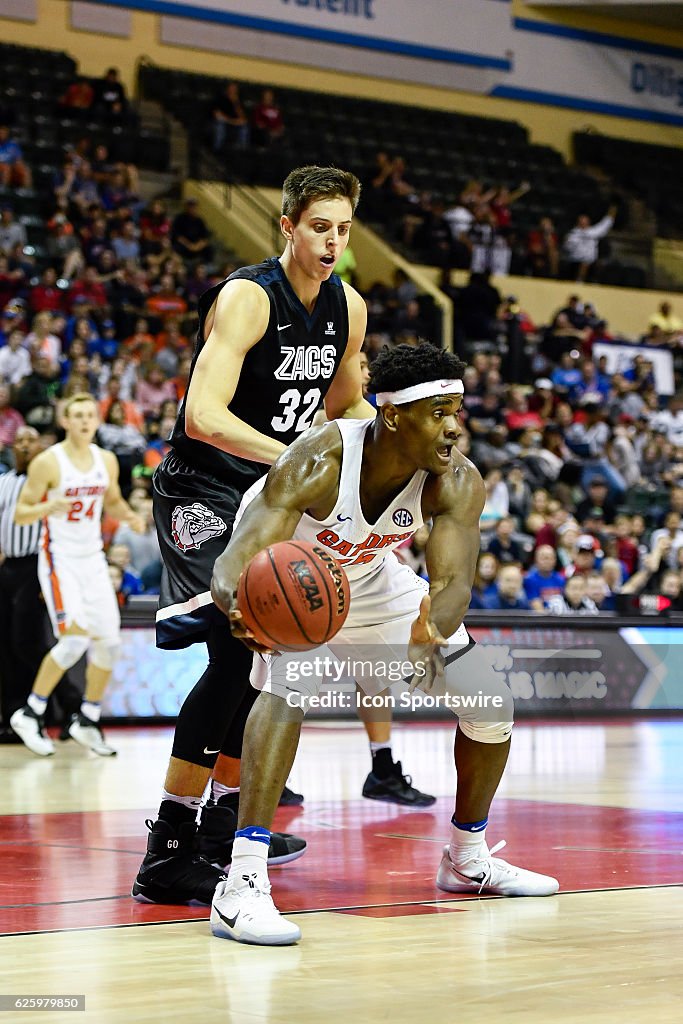 NCAA BASKETBALL: NOV 25 Advocare Invitational - Gonzaga v Florida
