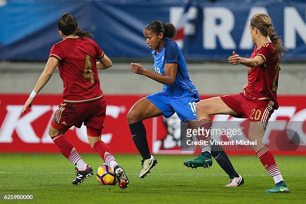 Marie Laure Delie of France during International Friendly match between France and Spain at MMA Arena on November 26, 2016 in Le Mans, France.