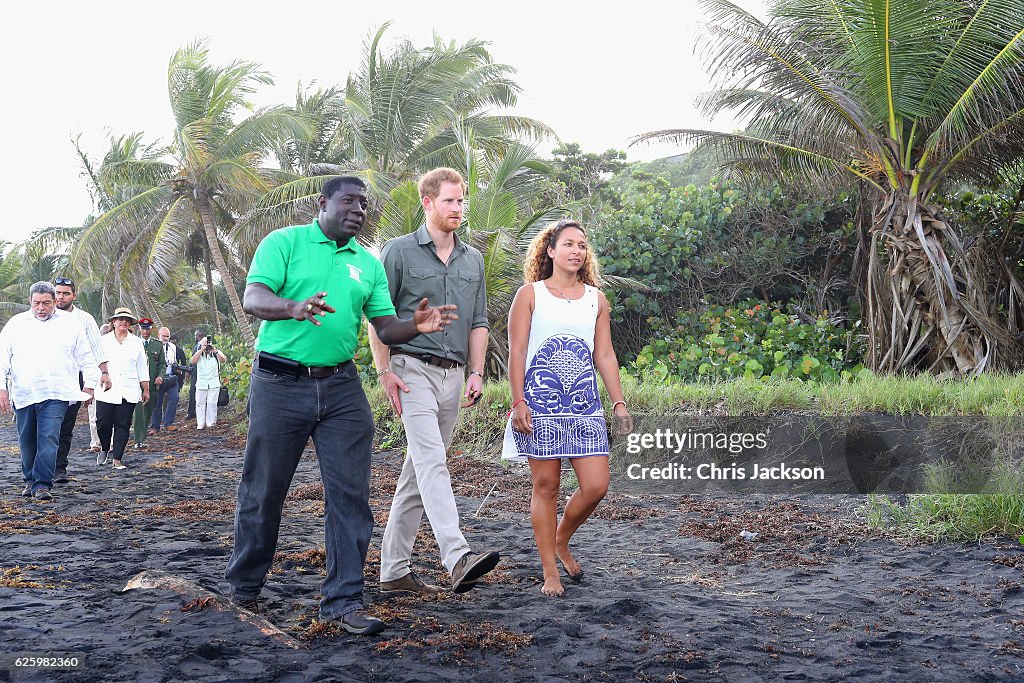 Prince Harry Visits The Caribbean - Day 7