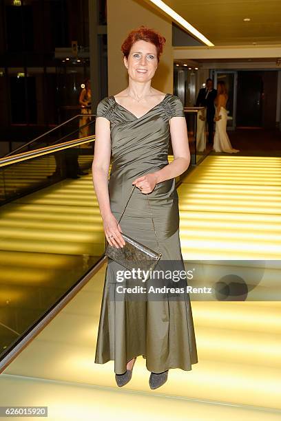 Monica Lierhaus attends the charity event dolphin aid gala - 'Dolphin's Night' at InterContinental Hotel on November 26, 2016 in Duesseldorf, Germany.