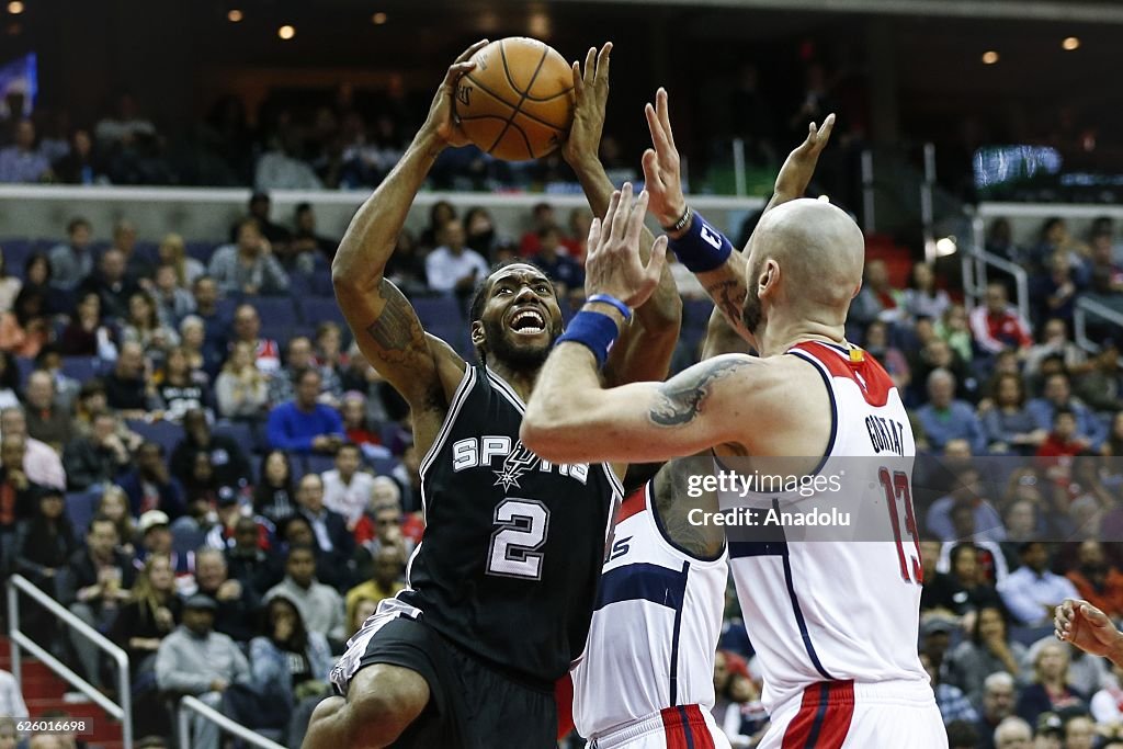 NBA - Washington Wizards vs San Antonio Spurs