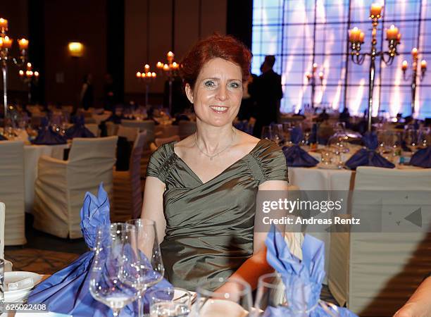 Monica Lierhaus attends the charity event dolphin aid gala - 'Dolphin's Night' at InterContinental Hotel on November 26, 2016 in Duesseldorf, Germany.