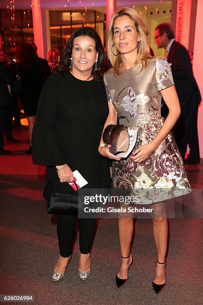 Karin Holler and her daughter Sophie Schottenhamel-Ullrich during the PIN Party - Let's party 4 art' at Pinakothek der Moderne on November 26, 2016...