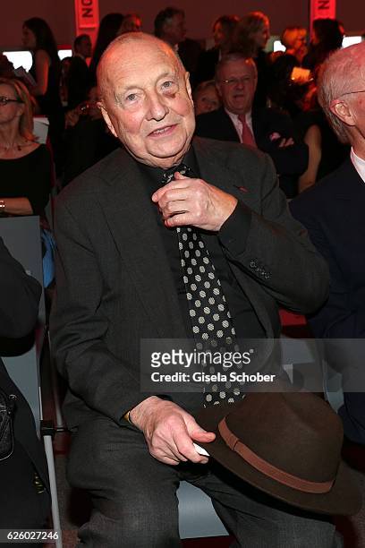Artist, painter Georg Baselitz during the PIN Party - Let's party 4 art' at Pinakothek der Moderne on November 26, 2016 in Munich, Germany.