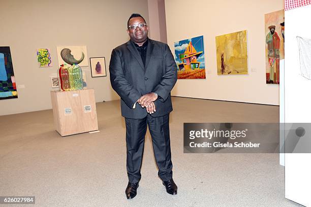 Artist Isaac Julien during the PIN Party - Let's party 4 art' at Pinakothek der Moderne on November 26, 2016 in Munich, Germany.