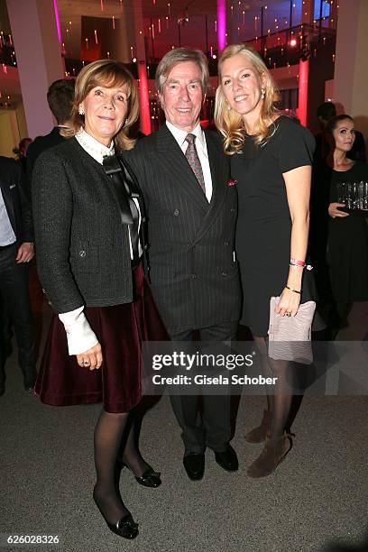 Prince Leopold, Poldi von Bayern and his wife Princess Uschi, Ursula von Bayern and their daughter Princess Felipa von Bayern during the PIN Party -...