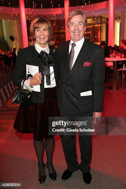 Prince Leopold, Poldi von Bayern and his wife Princess Uschi, Ursula von Bayern during the PIN Party - Let's party 4 art' at Pinakothek der Moderne...