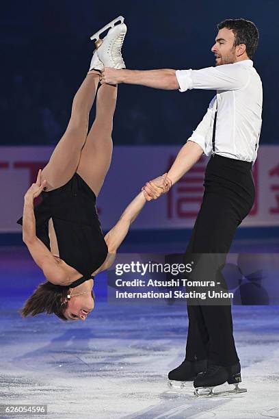 Meagan Duhamel and Eric Radford of Canada perform in the gala exhibition during the ISU Grand Prix of Figure Skating NHK Trophy on November 27, 2016...