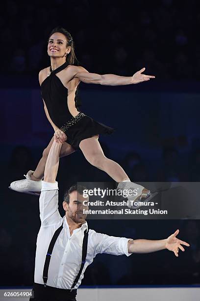 Meagan Duhamel and Eric Radford of Canada perform in the gala exhibition during the ISU Grand Prix of Figure Skating NHK Trophy on November 27, 2016...