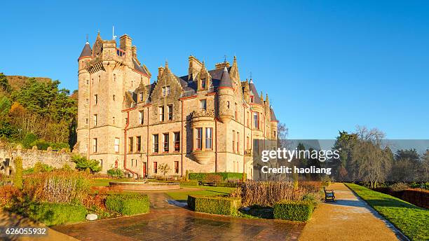 castelo de belfast, irlanda do norte - belfast imagens e fotografias de stock