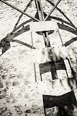 Detail photo of old tower windmill in Holic