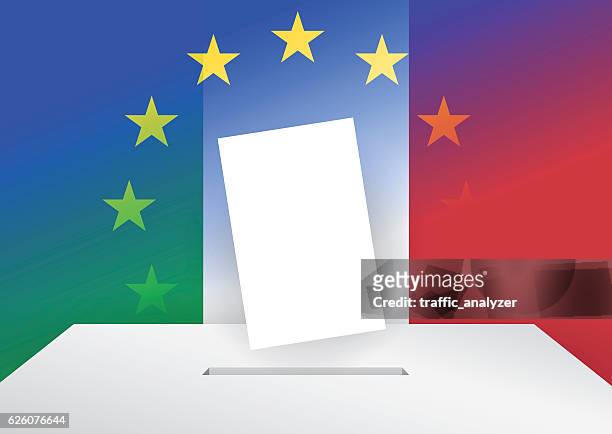 illustrazioni stock, clip art, cartoni animati e icone di tendenza di voto in italia - elezione