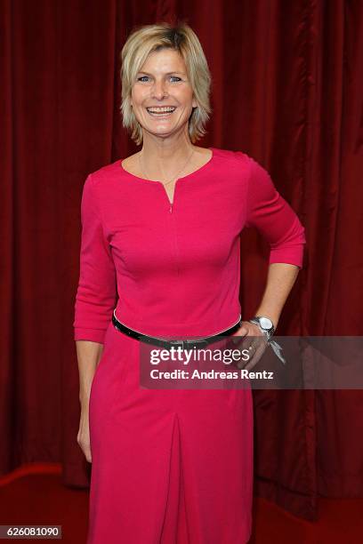 Barbara Hahlweg attends the European premiere of 'Sing' at Cinedom on November 27, 2016 in Cologne, Germany.