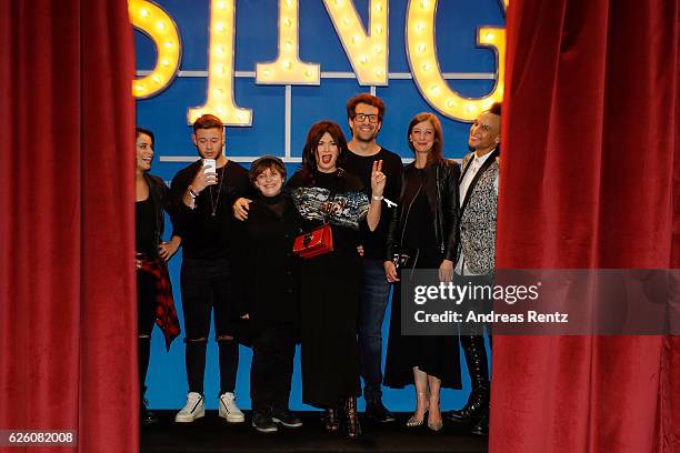 Stefanie Kloss, Nicolas Lazaridis , Katharina Thalbach, Iris Berben, Daniel Hartwich, Alexandra Maria Lara and Prince Damien attend the European...