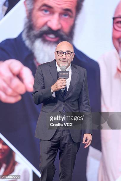 Hollywood Foreign Press Association President Lorenzo Soria attends an opening ceremony held by I Do Cultural Corporation on November 25, 2016 in...