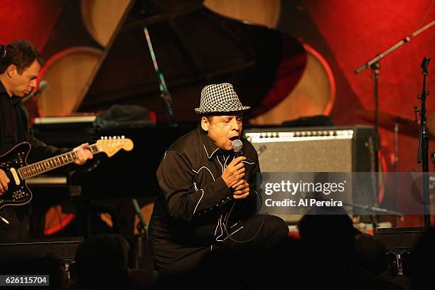 Garland Jeffreys performs as part of Wesley Stace's Cabinet of Wonders at City Winery on November 26, 2016 in New York City.