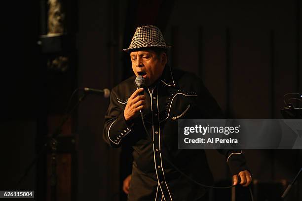 Garland Jeffreys performs as part of Wesley Stace's Cabinet of Wonders at City Winery on November 26, 2016 in New York City.