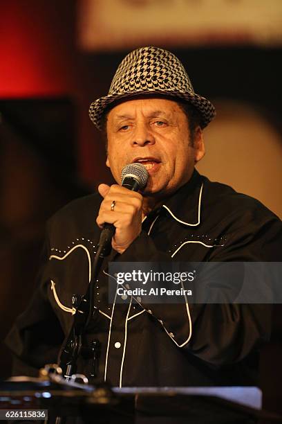 Garland Jeffreys performs as part of Wesley Stace's Cabinet of Wonders at City Winery on November 26, 2016 in New York City.