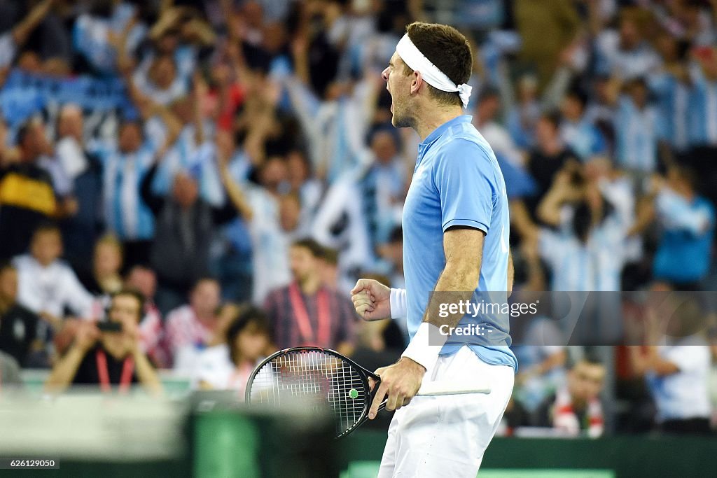 TENNIS-DAVIS-CUP-CRO-ARG