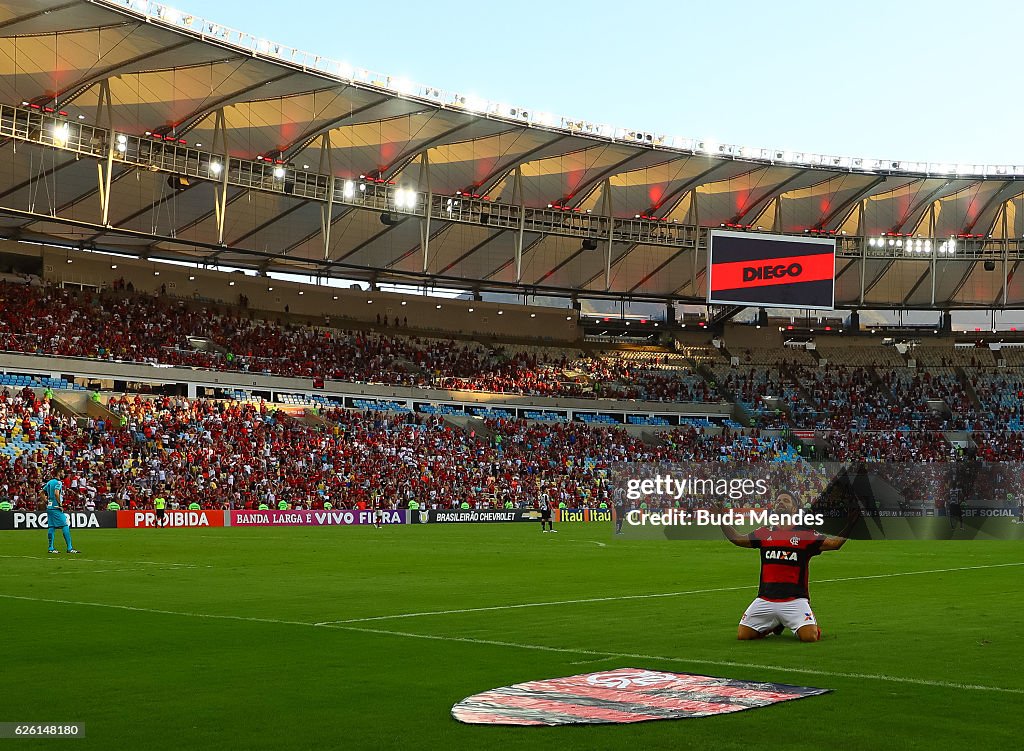 Flamengo v Santos - Brasileirao Series A 2016