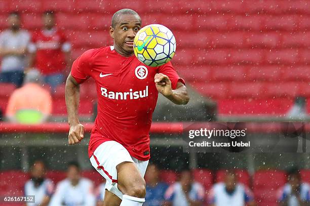 Anderson of Internacional during the match between Internacional and Cruzeiro as part of Brasileirao Series A 2016, at Estadio Beira-Rio on November...