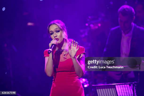 Rebecca Ferguson performs at The Magic of Christmas at London Palladium on November 27, 2016 in London, England.