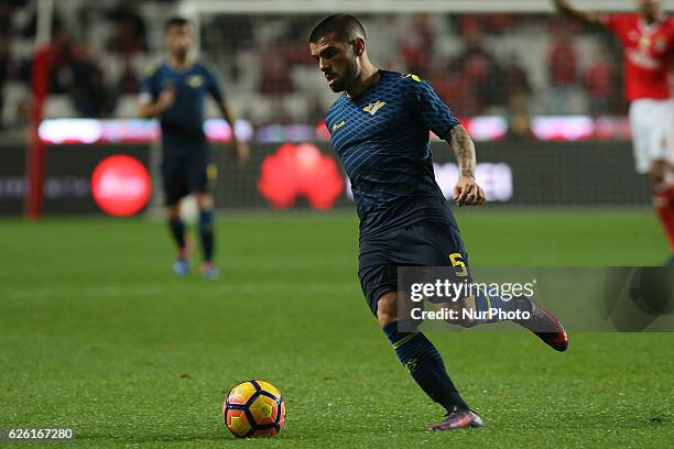 Moreirenses defender Pedro Rebocho during Premier League 2016/17 match between SL Benfica and Moreirense FC, at Estadio da Luz in Lisbon on November...