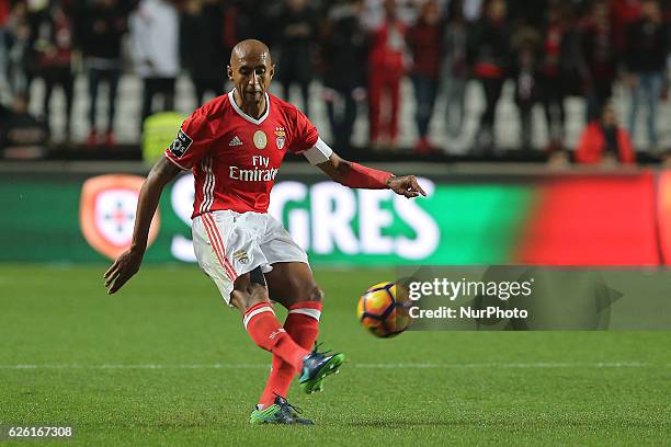 Benficas defender Luisao from Brazil during Premier League 2016/17 match between SL Benfica and Moreirense FC, at Estadio da Luz in Lisbon on...