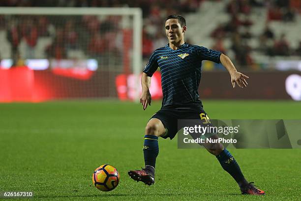 Moreirenses forward Daniel Podence during Premier League 2016/17 match between SL Benfica and Moreirense FC, at Estadio da Luz in Lisbon on November...