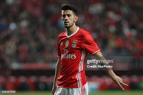 Benficas midfielder Pizzi from Portugal during Premier League 2016/17 match between SL Benfica and Moreirense FC, at Estadio da Luz in Lisbon on...