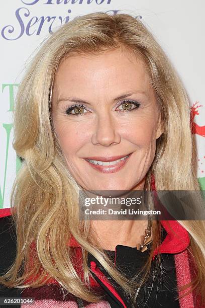 Actress Katherine Kelly Lang arrives at the 85th Annual Hollywood Christmas Parade on November 27, 2016 in Hollywood, California.