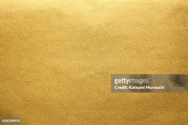 gold paper texture background - full frame foto e immagini stock