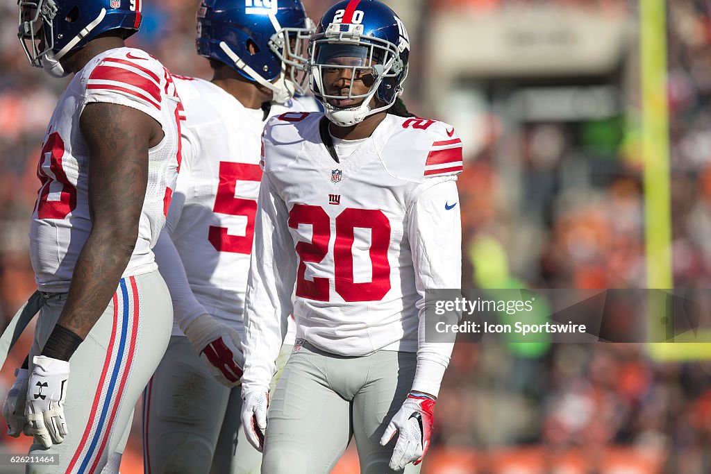 NFL: NOV 27 Giants at Browns