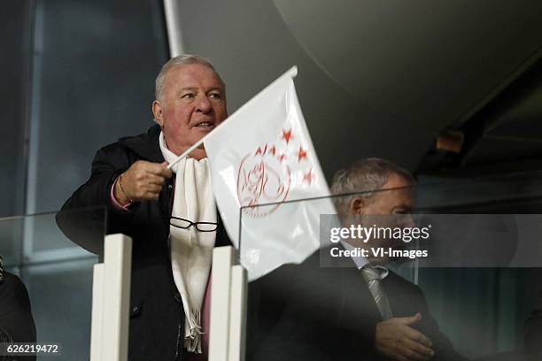 Former goalkeeper Heinz Stuy of Ajaxduring the UEFA Europa League group G match between Ajax Amsterdam and Panathinaikos FC at the Amsterdam Arena on...