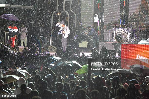 Reece performs during the 7th annual Maftown Heights 2016 concert at the Mary Fritzgerald Square on November 25, 2016 in Johannesburg, South Africa....