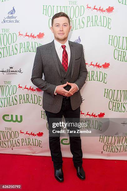 Singer Scotty McCreery arrives at the 85th Annual Hollywood Christmas Parade on November 27, 2016 in Hollywood, California.