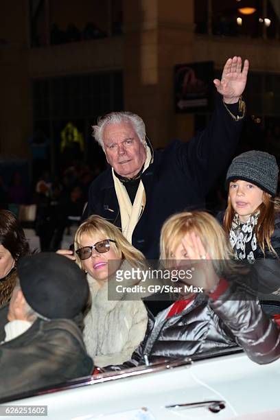 Actor Robert Wagner and Katie Wagner are seen on November 27, 2016 at The Christmas Parade in Los Angeles.