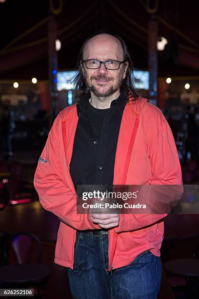 Actor and director Santiago Segura presents ON BANK at Principe Pio theatre on November 28, 2016 in Madrid, Spain.