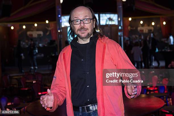 Actor and director Santiago Segura presents ON BANK at Principe Pio theatre on November 28, 2016 in Madrid, Spain.