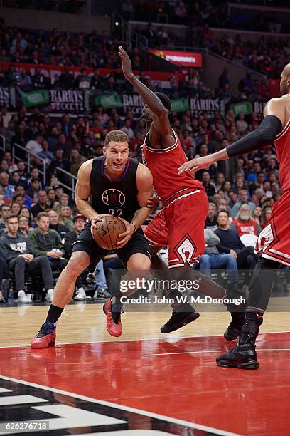 Los Angeles Clippers Blake Griffin in action vs Chicago Bulls at Staples Center. Los Angeles, CA CREDIT: John W. McDonough