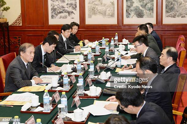 Japan and China hold a security dialogue in Beijing on Nov. 28 involving senior diplomats and defense officials for the first time in nearly two...