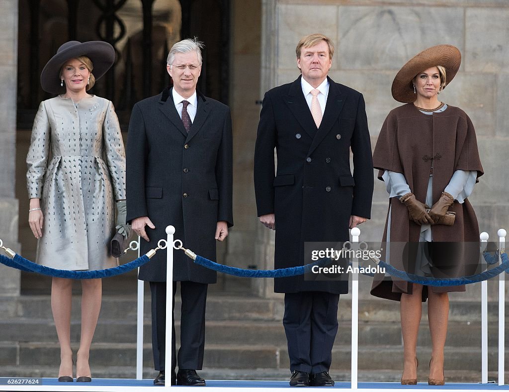King Willem-Alexander of the Netherlands and King Philippe of Belgium