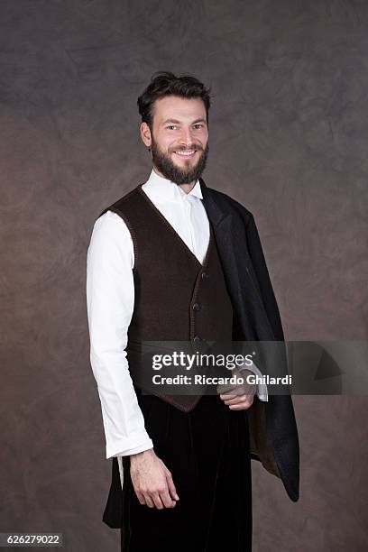 Actor Ernesto D'Argenio is photographed for Self Assignment on November 8, 2016 in Rome, Italy.