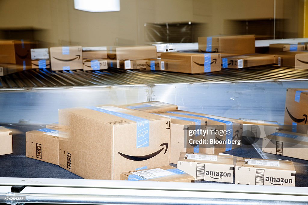 Operations Inside An Amazon.com Inc. Fulfillment Center On Cyber Monday