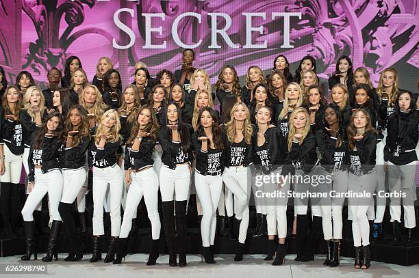 Victoria's Secret' supermodelss, Gigi Hadid, Kendall Jenner, Bella Hadid, Irina Shayk, Joan Smalls, Lily Donaldson, Izabel Goulart, Sui He, Devon...